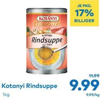 T&G Kotanyi Rindsuppe 1kg Angebot