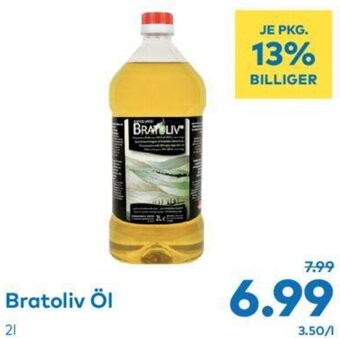 T&G Bratoliv Öl 2 L Angebot