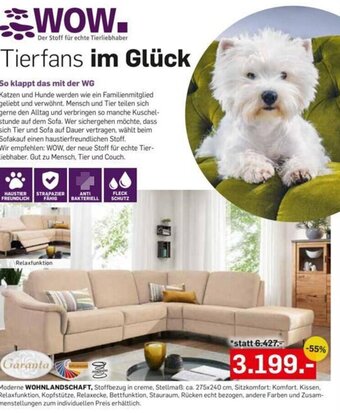 Möbel Ludwig Moderne WOHNLANDSCHAFT Angebot