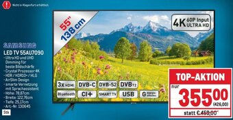 Metro SAMSUNG LED TV 55AU7090 Angebot