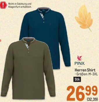 Metro PINX Herren Shirt - Größen: M-3XL Stk Angebot