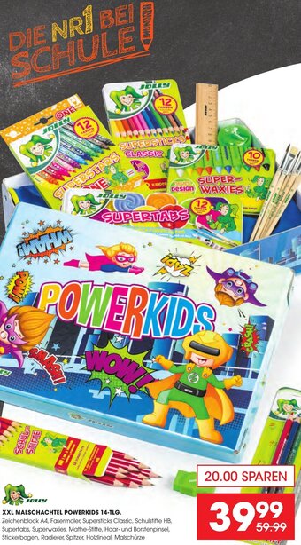 Libro JOLLY XXL MALSCHACHTEL POWERKIDS 14-TLG. Angebot