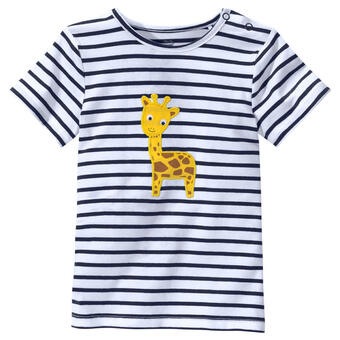 Ernsting's family Baby t-shirt mit giraffen-applikation Angebot