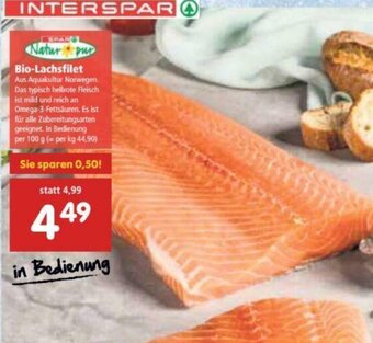 Interspar Bio-Lachsfilet Angebot