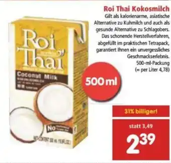 Interspar Roi Thai Kokosmilch 500 ml Angebot