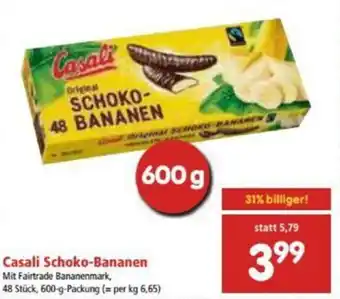 Interspar Casali Schoko-Banane 600g Angebot