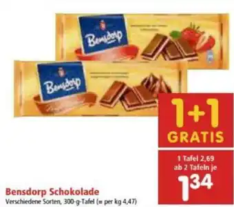 Interspar Bensdorp Schokolade 300g Angebot