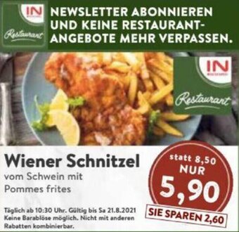 Interspar Wiener Schnitzel Angebot
