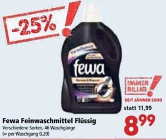 Interspar Fewa Feinwaschmittel Flüssig Angebot