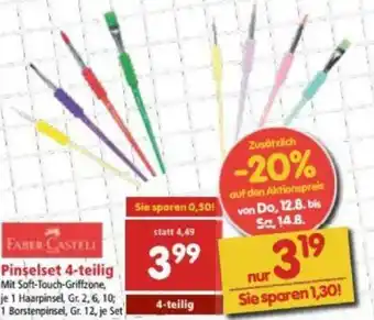 Interspar Pinselset 4-Teilig Angebot