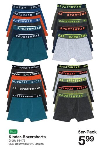 Zeeman Kinder-Boxershorts Angebot