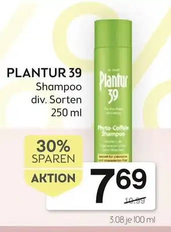 Bipa Plantur 39 Shampoo 250 ml Angebot