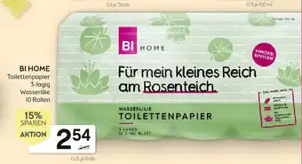 Bipa Bi Home Toilettenpapier Angebot