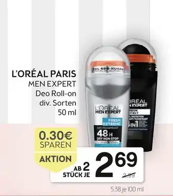 Bipa L'Oréal Paris Men Expert Deo Roll-On 50 ml Angebot