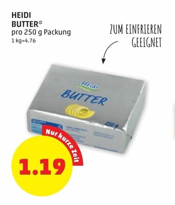PENNY Heidi Butter 250g Angebot