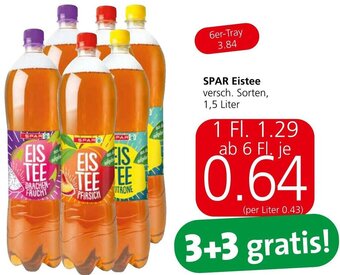 Spar SPAR Eistee versch. Sorten, 1,5 Liter Angebot