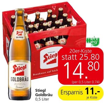 Spar Stiegl Goldbräu 0,5 Liter Angebot