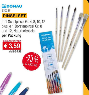 PINSELSET per Packung