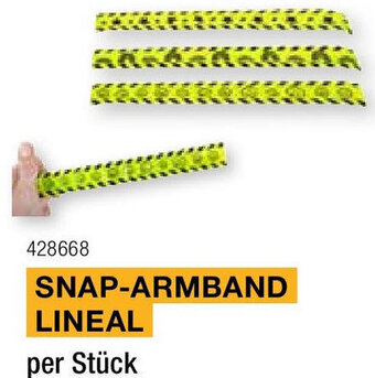 Skribo SNAP-ARMBAND LINEAL per Stück Angebot