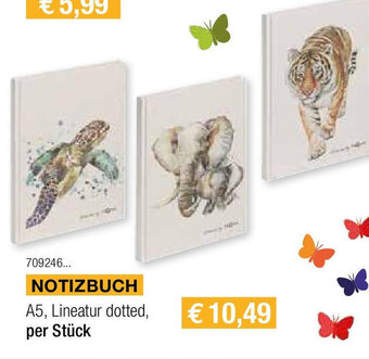 Skribo NOTIZBUCH A5, Lineatur dotted, per Stück Angebot