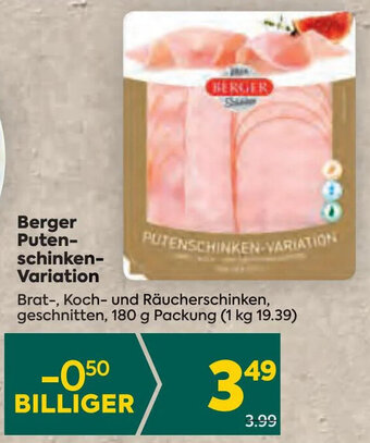 Billa Berger Puten-schinken-Variation Angebot