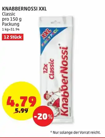 PENNY Knabbernossi XXL Angebot