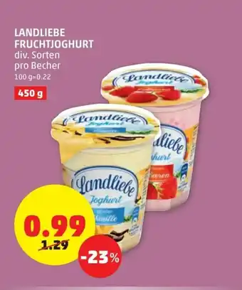 PENNY Lanliebe Fruchtjoghurt Angebot