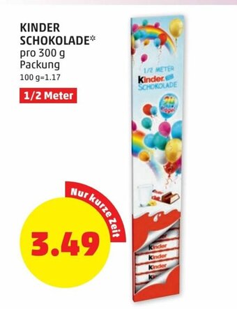 PENNY Kinder Schokolade Angebot