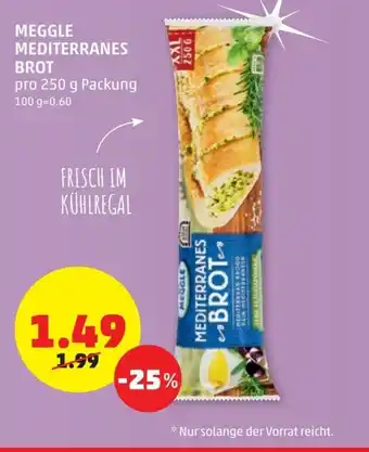 PENNY Meggle Mediterranes Brot Angebot