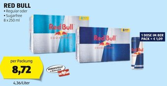 Hofer RED BULL 8 x 250 ml Angebot