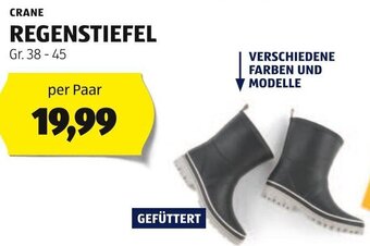 Hofer CRANE REGENSTIEFEL Gr. 38-45 Angebot