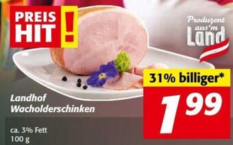 Nah&Frisch Landhof Wacholderschinken 100 g Angebot