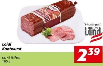 Nah&Frisch Loidl Kantwurst ca. 41% Fett 100 g Angebot