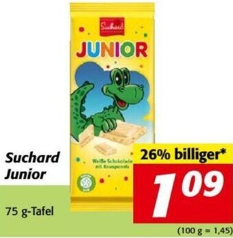 Nah&Frisch Suchard Junior 75 g-Tafel Angebot