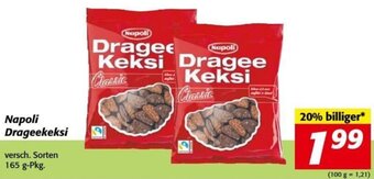 Nah&Frisch Napoli Drageekeksi versch. Sorten 165 g-Pkg. Angebot