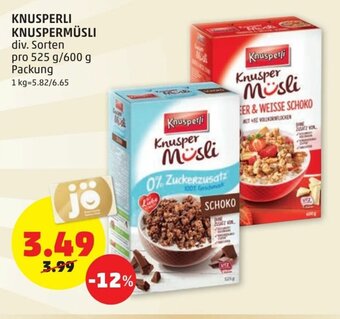 PENNY Knusperli Knuspermusli Angebot