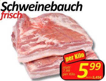 Wurstico Schweinebauch frisch per Kilo Angebot