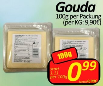Wurstico Gouda 100g per Packung Angebot