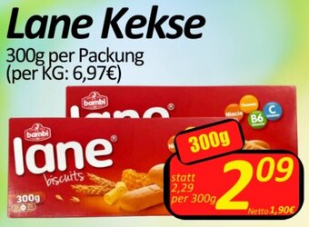 Wurstico Lane Kekse 300g per Packung Angebot