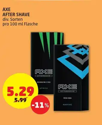 PENNY Axe Afte Shave Angebot