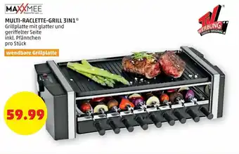 PENNY Maxxmee Multi-Raclette-Grill 3in1 Angebot