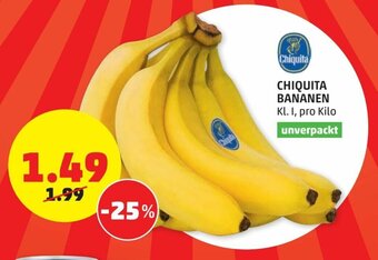 PENNY Chiquita Bananen Angebot