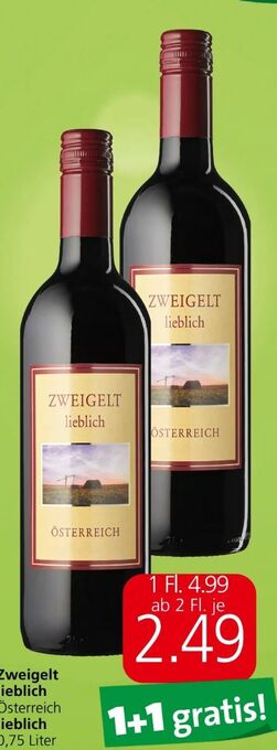 Spar Zweigelt lieblich Angebot