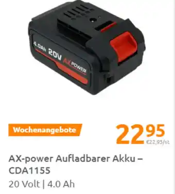 Action AX- Power Aufladbarer Akku CDA1155 20 Volt Angebot