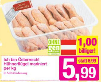 Sutterlüty Ich Bin Österreich! Hühnerflügel Mariniert Per Kg Angebot