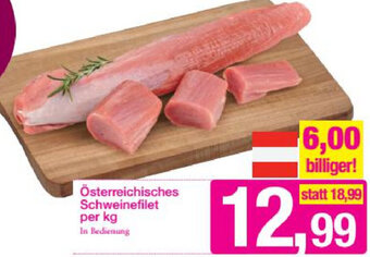 Sutterlüty Österreichisches Schweinefilet Per Kg Angebot