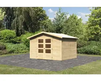 Hornbach Gartenhaus karibu telse 5 302 x 242 cm natur Angebot
