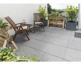 Hornbach Beton terrassenplatte istone brilliant grau 40x40x4cm Angebot