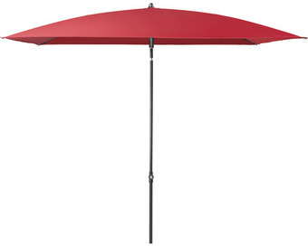 Hornbach Sonnenschirm mittelstockschirm doppler polyester (pes) rot Angebot