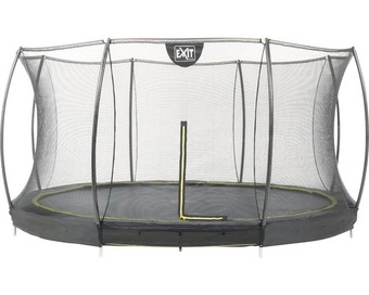 Hornbach Bodentrampolin exit silhouette ground 427 mit sicherheitsnetz schwarz Angebot